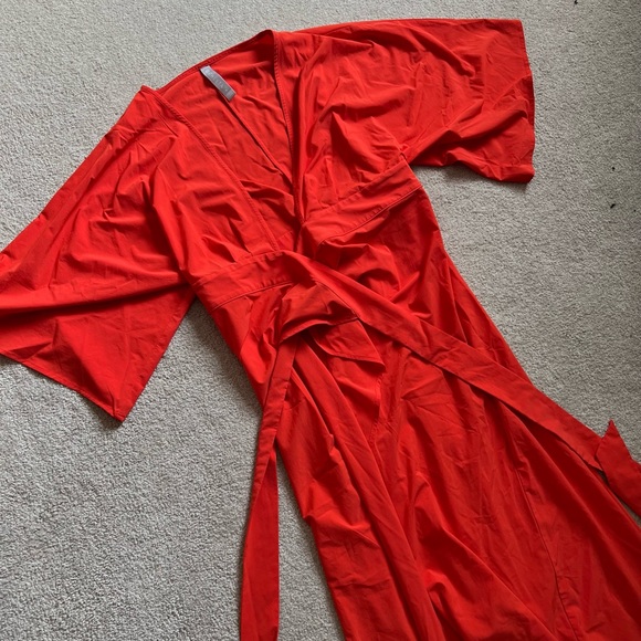Athleta Calistoga Coverup Kimono in Vermillion - Picture 6 of 7